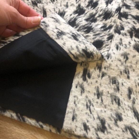 Worth Wool & Silk Animal Print Skirt - Picture 3 of 6